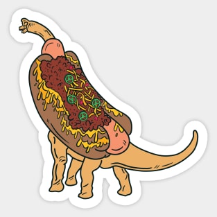 Brat-osaurus Sticker